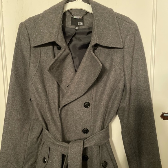 a.n.a Jackets & Blazers - Grey trench coat
